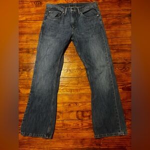 Levi's Men's Dark Blue Bootcut Jeans